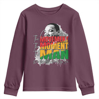 Dr Martin Luther King Jr Youth Sweatshirt Celebrating The Movement Moment The Man