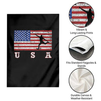 Patriotic Soccer Garden Flag USA American Flag Team - Wonder Print Shop