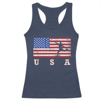 Patriotic Soccer Racerback Tank Top USA American Flag Team - Wonder Print Shop