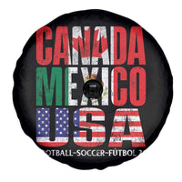 Soccer Lover Spare Tire Cover Canada Mexico USA Pride Football Futbol 2026