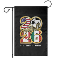 Soccer Football Lover Garden Flag USA Canada Mexico Pride 2026