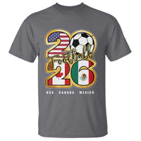 Soccer Football Lover T Shirt USA Canada Mexico Pride 2026