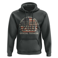 13th Birthday 2026 Hoodie Vintage 2013 Official Teenager 13 Years Of Being Awesome - Wonder Print Shop