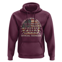 13th Birthday 2026 Hoodie Vintage 2013 Official Teenager 13 Years Of Being Awesome - Wonder Print Shop