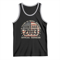 13th Birthday 2026 Tank Top Vintage 2013 Official Teenager 13 Years Of Being Awesome - Wonder Print Shop