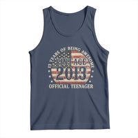 13th Birthday 2026 Tank Top Vintage 2013 Official Teenager 13 Years Of Being Awesome - Wonder Print Shop