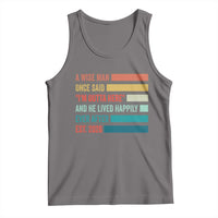 Funny Retired 2026 Tank Top A Wise Man Once Said I Am Outta Here Retirement Gifts - Wonder Print Shop