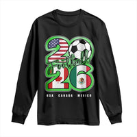Soccer Football Lover Long Sleeve Shirt USA Canada Mexico Pride 26