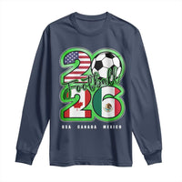 Soccer Football Lover Long Sleeve Shirt USA Canada Mexico Pride 26
