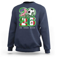 Soccer Football Lover Sweatshirt USA Canada Mexico Pride 26