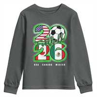 Soccer Football Lover Youth Sweatshirt USA Canada Mexico Pride 26