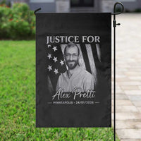 Justice For Alex Pretti Garden Flag Minneapolis Tribute 2026 Vintage American Flag