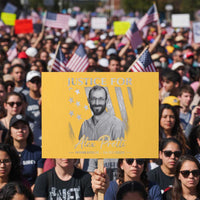 Justice For Alex Pretti Protest Sign Minneapolis Tribute 2026 Vintage American Flag