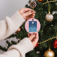 Ice Out Minnesota Loon Ceramic Ornament MN State Protest