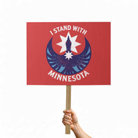 I Stand With Minnesota Protest Sign Rebel Common Loon Minnesota Protest