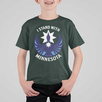 I Stand With Minnesota T Shirt For Kid Rebel Common Loon Minnesota Protest