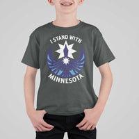 I Stand With Minnesota T Shirt For Kid Rebel Common Loon Minnesota Protest