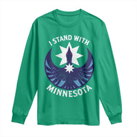 I Stand With Minnesota Long Sleeve Shirt Rebel Common Loon Minnesota Protest