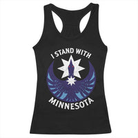 I Stand With Minnesota Racerback Tank Top Rebel Common Loon Minnesota Protest