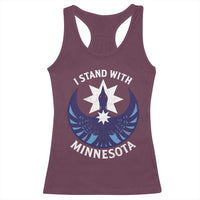 I Stand With Minnesota Racerback Tank Top Rebel Common Loon Minnesota Protest