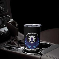 I Stand With Minnesota Tumbler Cup Rebel Common Loon Minnesota Protest