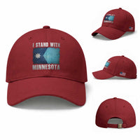 I Stand With Minnesota Baseball Cap MN State Support Political Protest