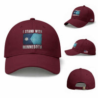 I Stand With Minnesota Baseball Cap MN State Support Political Protest