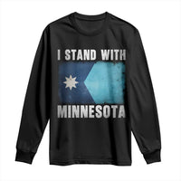 I Stand With Minnesota Long Sleeve Shirt MN State Support Political Protest
