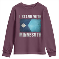 I Stand With Minnesota Youth Sweatshirt MN State Support Political Protest