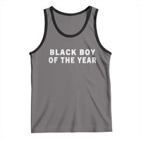 Black Boy Of The Year Tank Top Funny Gag Joke