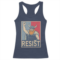 Funny Minneapolis Viking Resist Abolish Ice Protest Racerback Tank Top