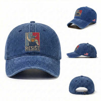 Funny Minneapolis Viking Resist Abolish Ice Protest Washed Cotton Baseball Cap