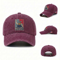 Funny Minneapolis Viking Resist Abolish Ice Protest Washed Cotton Baseball Cap