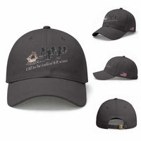 Off To Be Radical Left Scum Baseball Cap Funny Minneapolis Escape Viking Abolish Ice