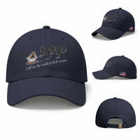 Off To Be Radical Left Scum Baseball Cap Funny Minneapolis Escape Viking Abolish Ice