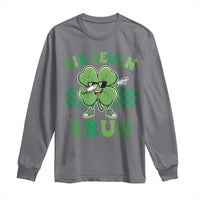 Funny 67 St Patricks Day Long Sleeve Shirt Six Seven Bruh Dabbing Shamrock