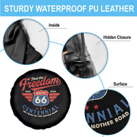 US Route Highway 66 Centennial Spare Tire Cover Feel The Freedom 100 Years Of The Mother Road