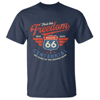 US Route Highway 66 Centennial T Shirt Feel The Freedom 100 Years Of The Mother Road