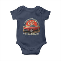 Route Highway 66 100 Years Anniversary Baby Onesie Centennial Celebration And Still Kicking Mother Road