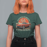 Route Highway 66 100 Years Anniversary T Shirt For Women Centennial Celebration And Still Kicking Mother Road