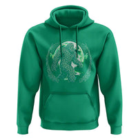 Funny St Patricks Day Bigfoot Celtic Knot Irish Sasquatch Hoodie