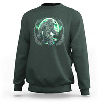 Funny St Patricks Day Bigfoot Celtic Knot Irish Sasquatch Sweatshirt