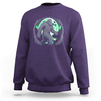 Funny St Patricks Day Bigfoot Celtic Knot Irish Sasquatch Sweatshirt