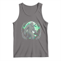 Funny St Patricks Day Bigfoot Celtic Knot Irish Sasquatch Tank Top
