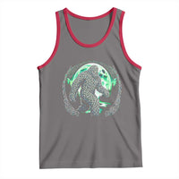 Funny St Patricks Day Bigfoot Celtic Knot Irish Sasquatch Tank Top