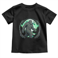 Funny St Patricks Day Bigfoot Celtic Knot Irish Sasquatch Toddler T Shirt