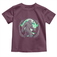 Funny St Patricks Day Bigfoot Celtic Knot Irish Sasquatch Toddler T Shirt