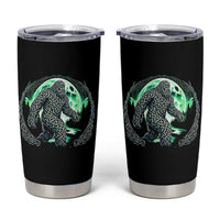 Funny St Patricks Day Bigfoot Celtic Knot Irish Sasquatch Tumbler Cup