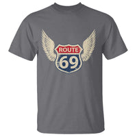 Vintage Route 69 Highway Road Trip Sign T Shirt