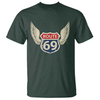 Vintage Route 69 Highway Road Trip Sign T Shirt